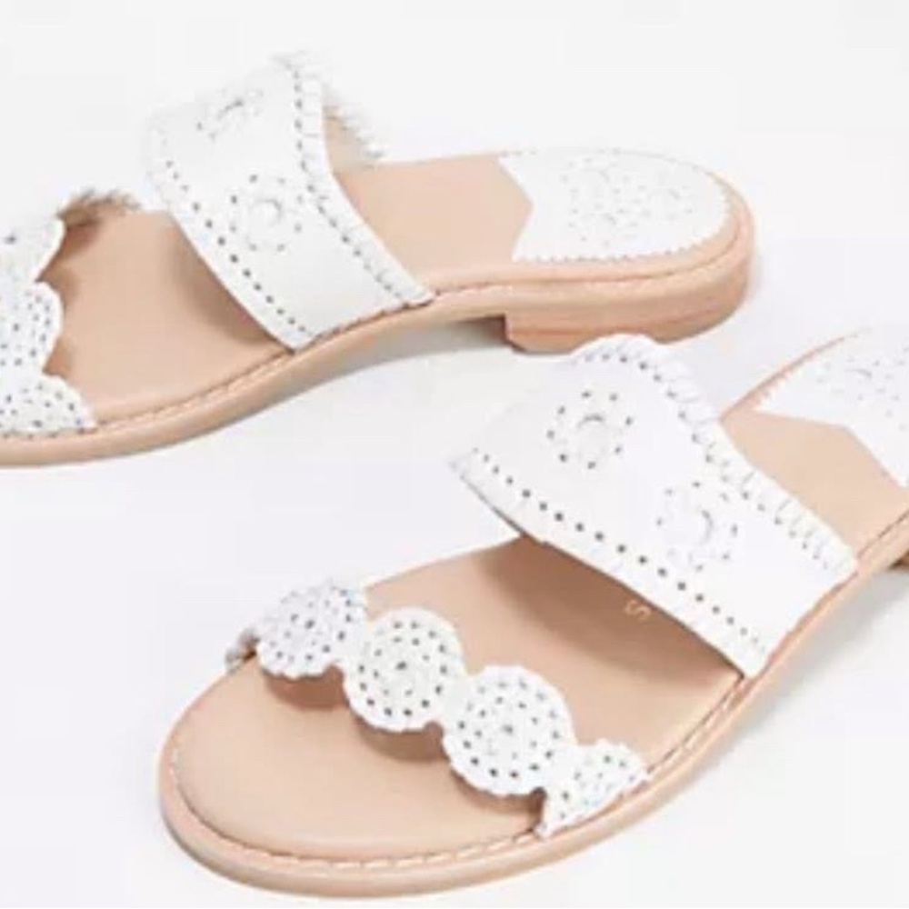 New White Jack Roger’s Caroline Women's Sandals size 9.5